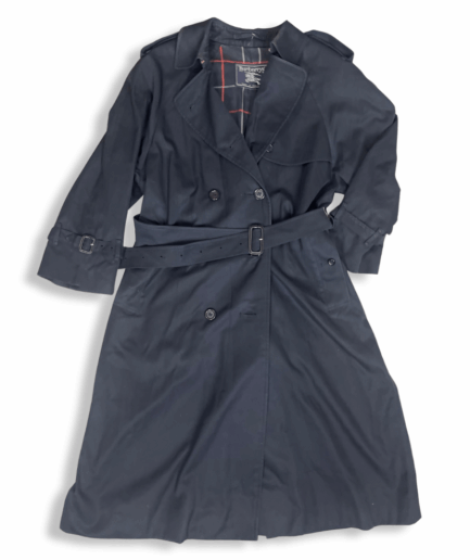 Burberrys' Navy Blue Trench Coat