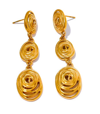Ulysse Golden Earrings