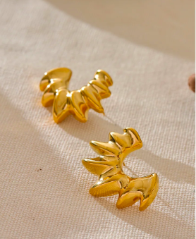 Cha Golden Earrings