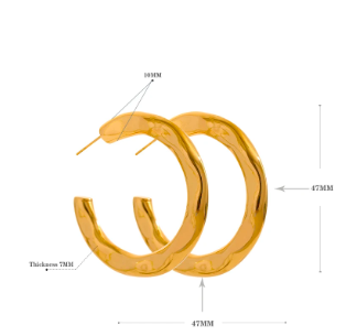 Dounia Golden Earrings