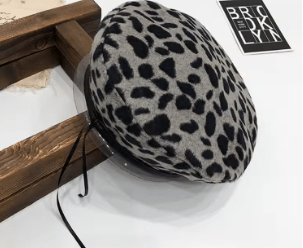 Beret Black Grey Panthers