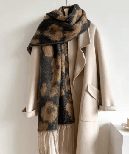 Scarf Leopard Print - Brown