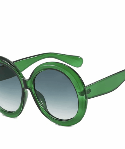 Meryl Green Circles Sunglasses