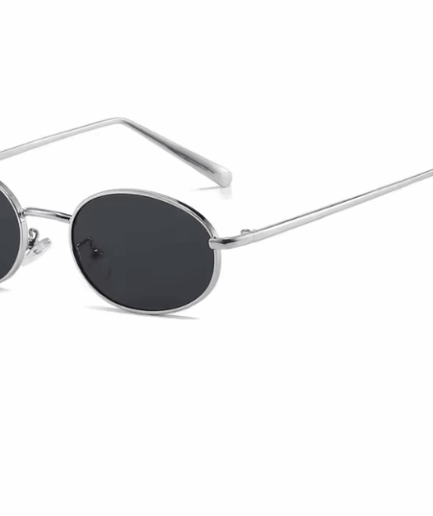 Miel Ovale Silver Sunglasses
