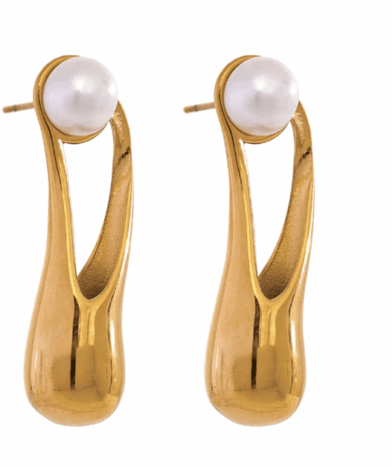 Yayi Golden Earrings