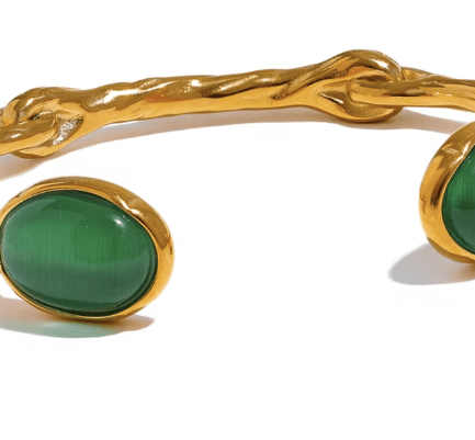 Caroline Green Golden Bracelet