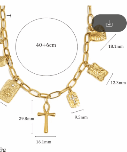 Cheik Golden Necklace