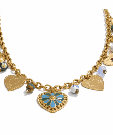 Léa Heart Golden Necklace