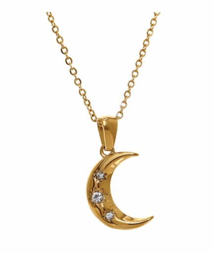 Moon Golden Necklace