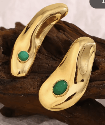 Ingrid Golden Green Necklace