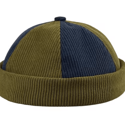 Miki Hat Dark Patchwork