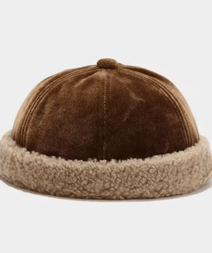 Brown Miki Hat Velours Winter 25