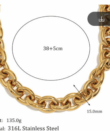 Gorgia Golden Necklace