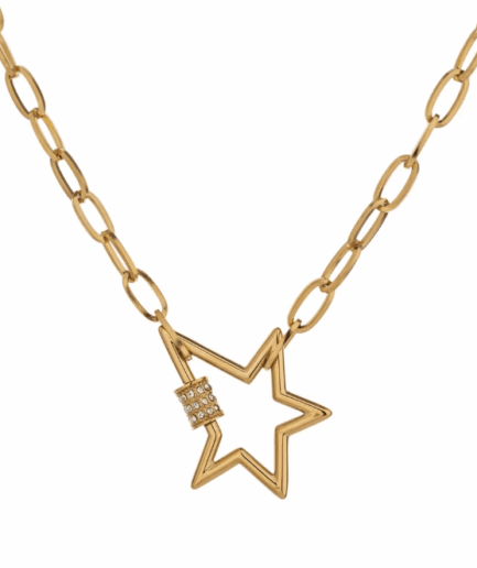 Stars Golden Necklace