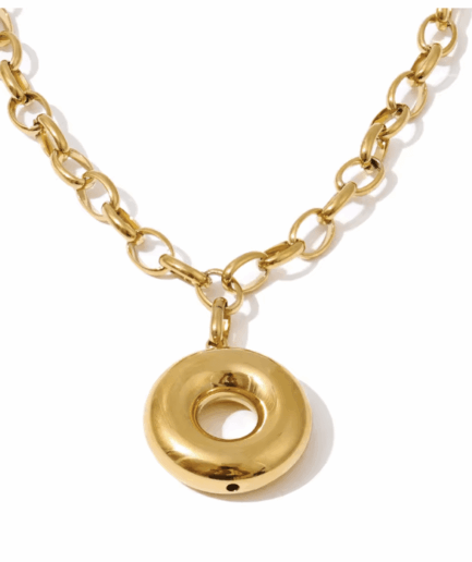 Donuts Golden Necklace
