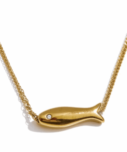 Fish Golden Necklace
