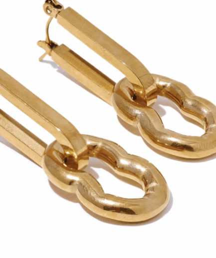 Isaie Golden Earrings