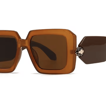 Square Brown Sunglasses