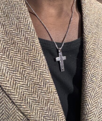 Necklace Silver Chris Cross