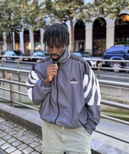 Track Jacket Vintage Grey Adidas