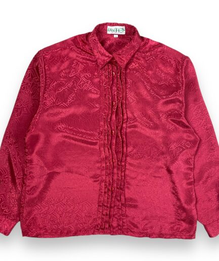 Shirt Red Print Fascnc