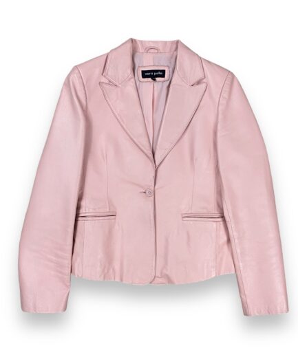 Leather Blazer Pink
