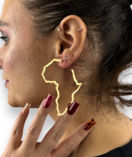 Africa Golden Earrings