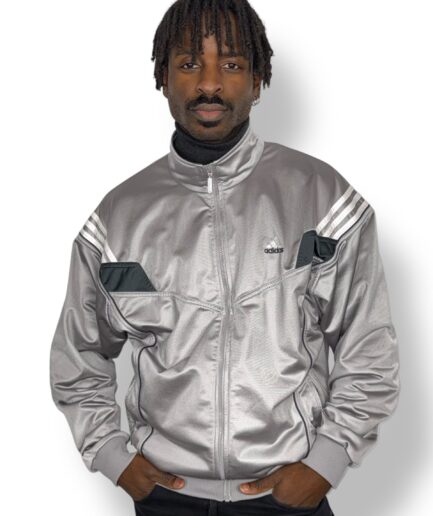 Track Jacket Silver Adidas