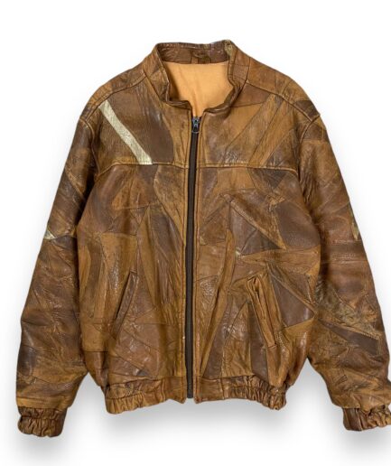 Leather Patchwork Jacket