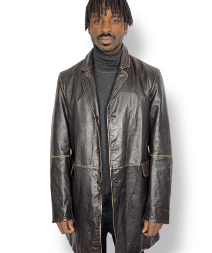 Leather Jacket Long Conbipel