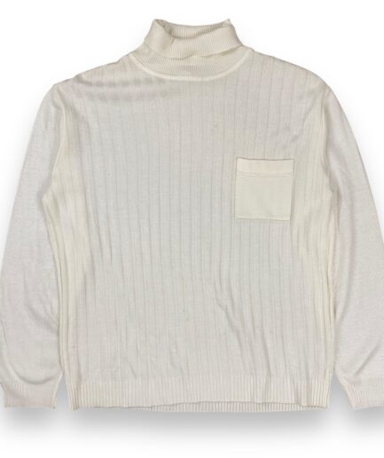Knit White Turtle Neck