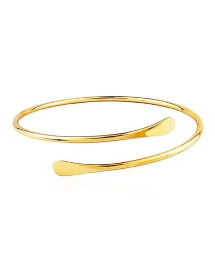 Harms Gold Snake Head Bracelet