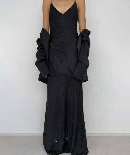 Filles à Papa Black Maxi Dress AB