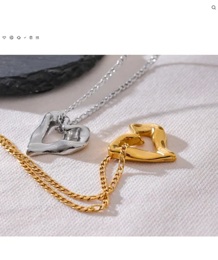 Gold Heart Necklace