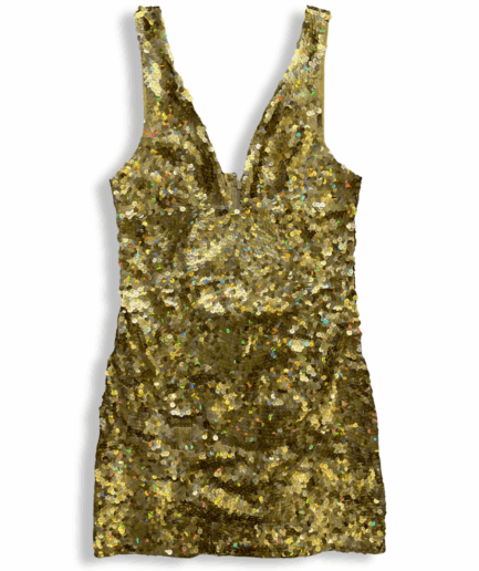 Pinko Golden Dress
