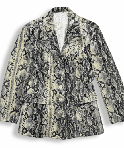 Blazer Snake Leather Jacket