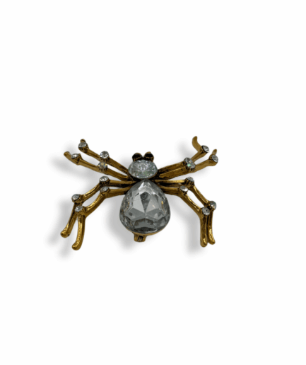 Spider Golden Brooch